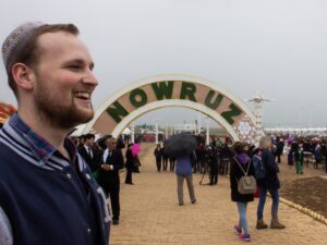 Gustav til Novruz Novruz festival I Turkmenistan