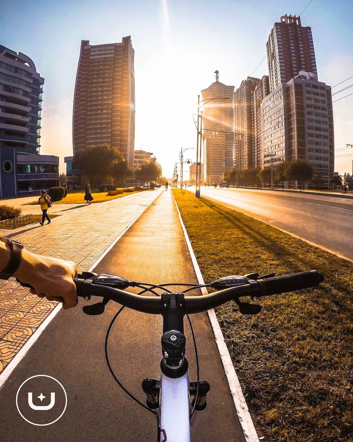 Cykelrejse i Pyongyang.JPG Cykling Pyongyang Nordkorea
