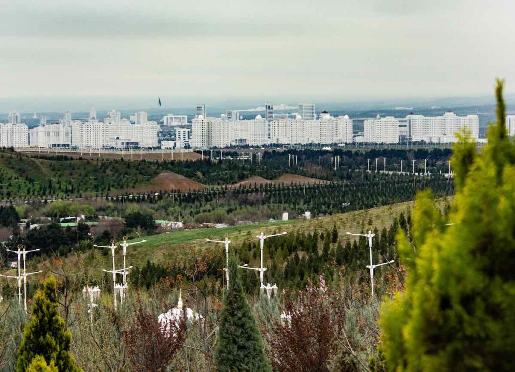 Ashgabat huvudstaden i Turkmenistan