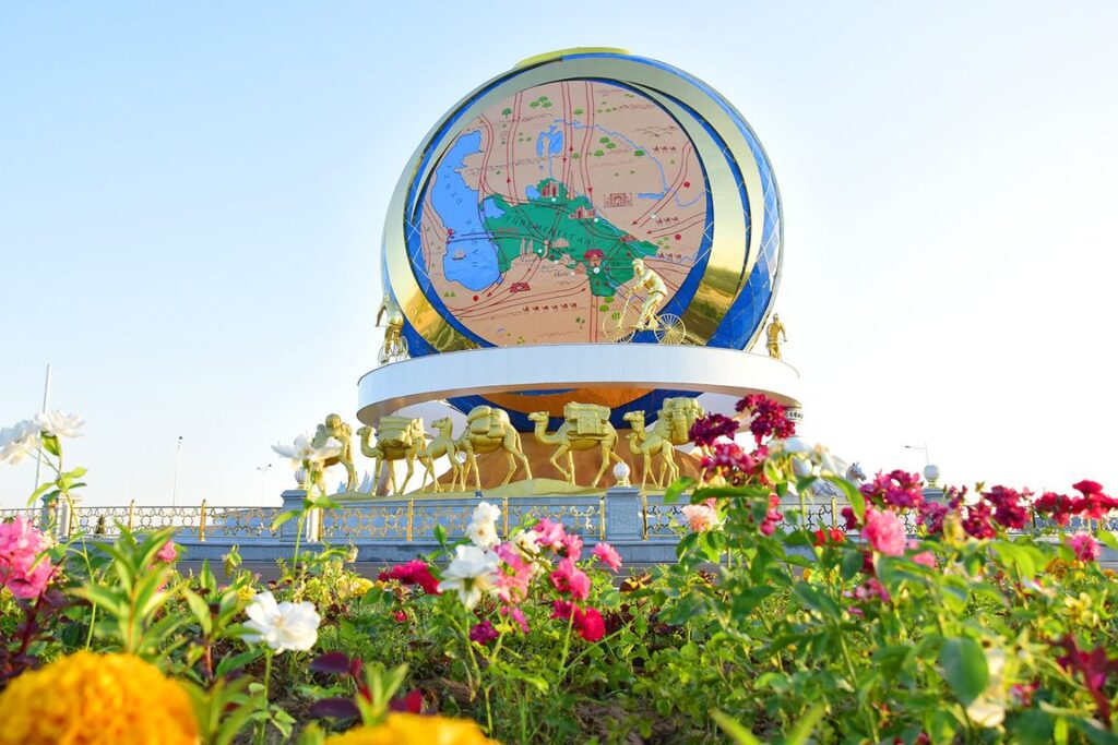 Bicycle Monument in Ashgabat