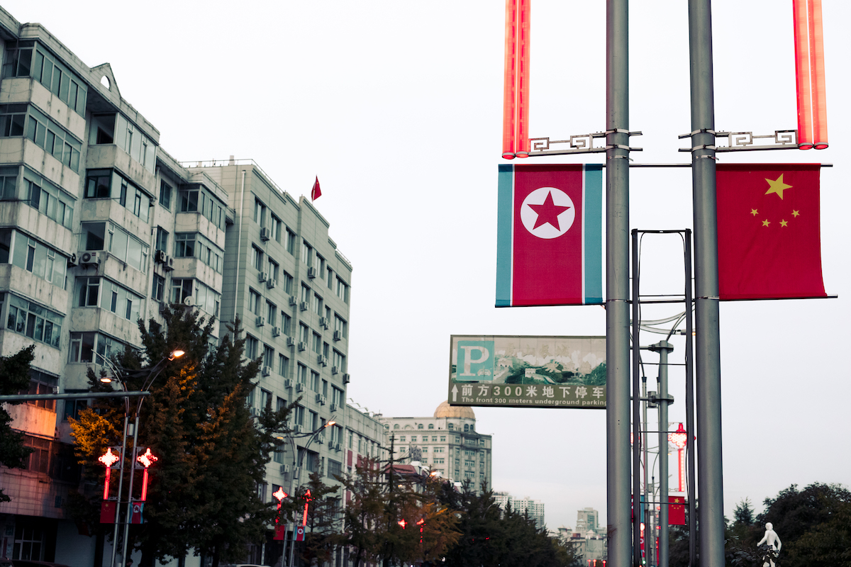 Dandong er grænsebyen til Nordkorea og der hvor vores rejse til Nordkorea starter
